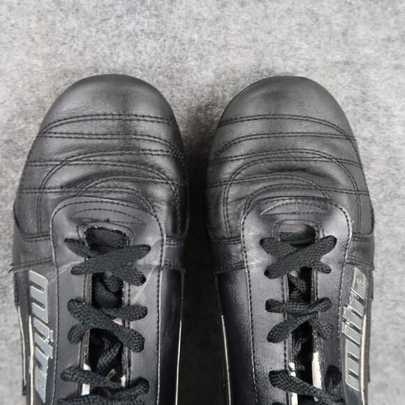Mitre Shoes Mens 8.5 Soccer Cleats Football Boots Athletic Sport Black Leather main image 13